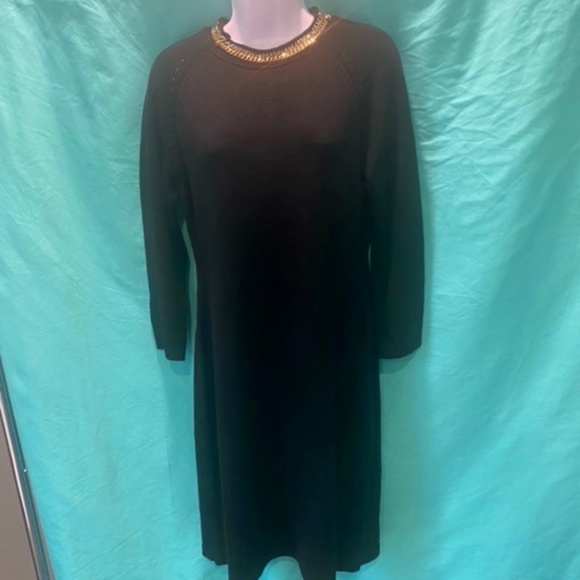 Calvin Klein Black Sweater Dress - Picture 1 of 13